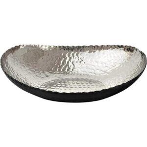Hand Hammered Metal Decorative Bowl Centerpiece Fruit Bowl for Kitchen Counter